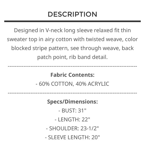 97 💕 POL Pink and White Knit Sweater - Picture 8 of 8